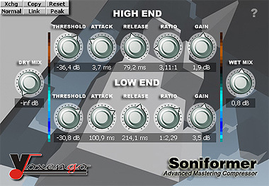 Voxengo Sonic Finalizer VST Screenshot
